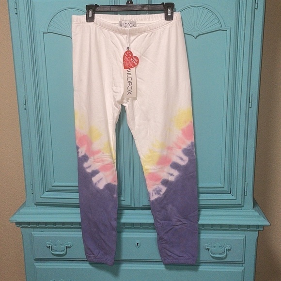 wildfox 💋🦊 NWT Wildfox Tie-Dye Edelweiss Knox Pant only - Picture 3 of 14